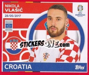 Sticker Nikola Vlašić - UEFA Euro 2024. Swiss Edition n. CRO18 - Panini