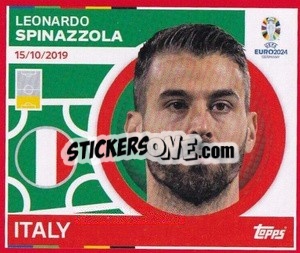 Sticker Leonardo Spinazzola - UEFA Euro 2024. Swiss Edition n. ITA5 - Panini