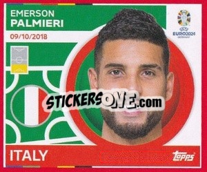 Sticker Emerson Palmieri - UEFA Euro 2024. Swiss Edition n. ITA7 - Panini