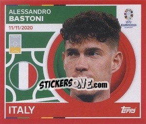 Sticker Alessandro Bastoni - UEFA Euro 2024. Swiss Edition n. ITA9 - Panini
