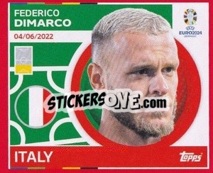 Sticker Federico Dimarco - UEFA Euro 2024. Swiss Edition n. ITA10 - Panini