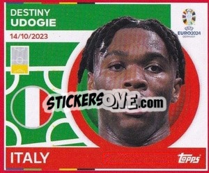 Sticker Destiny Udogie - UEFA Euro 2024. Swiss Edition n. ITA12 - Panini