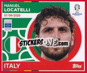 Sticker Manuel Locatelli - UEFA Euro 2024. Swiss Edition n. ITA16 - Panini