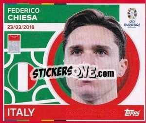 Sticker Federico Chiesa - UEFA Euro 2024. Swiss Edition n. ITA19 - Panini