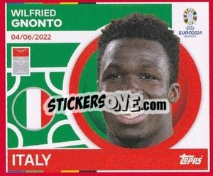 Sticker Wilfried Gnonto - UEFA Euro 2024. Swiss Edition n. ITA21 - Panini