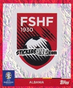 Sticker Emblem - UEFA Euro 2024. Swiss Edition n. ALB1 - Panini