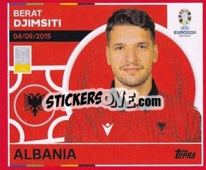 Sticker Berat Djimsiti - UEFA Euro 2024. Swiss Edition n. ALB6 - Panini