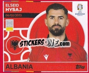 Sticker Elseid Hysaj - UEFA Euro 2024. Swiss Edition n. ALB7 - Panini