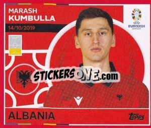 Sticker Marash Kumbulla - UEFA Euro 2024. Swiss Edition n. ALB8 - Panini