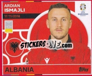 Sticker Ardian Ismajli - UEFA Euro 2024. Swiss Edition n. ALB9 - Panini