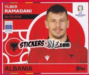 Sticker Ylber Ramadani - UEFA Euro 2024. Swiss Edition n. ALB15 - Panini