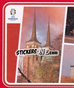 Sticker Denmark Landmark - UEFA Euro 2024. Swiss Edition n. DEN-P1 - Panini