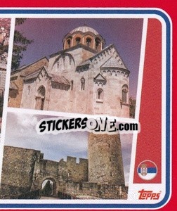 Sticker Serbia Landmark - UEFA Euro 2024. Swiss Edition n. SRB-P2 - Panini