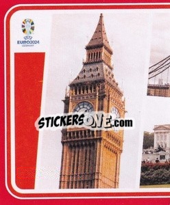 Sticker England Landmark - UEFA Euro 2024. Swiss Edition n. ENG-P1 - Panini