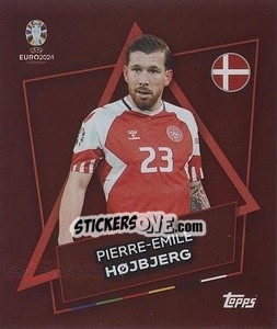 Sticker Pierre-Emile Højbjerg - UEFA Euro 2024. Swiss Edition n. DEN-SP - Panini