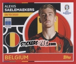 Sticker Alexis Saelemaekers - UEFA Euro 2024. Swiss Edition n. BEL16 - Panini