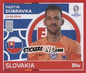 Sticker Martin Dúbravka - UEFA Euro 2024. Swiss Edition n. SVK4 - Panini