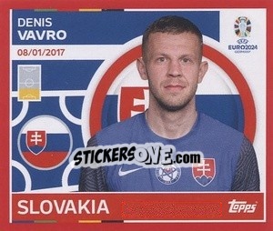 Sticker Denis Vavro - UEFA Euro 2024. Swiss Edition n. SVK6 - Panini
