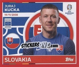 Sticker Juraj Kucka - UEFA Euro 2024. Swiss Edition n. SVK12 - Panini