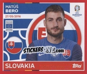 Sticker Matúš Bero - UEFA Euro 2024. Swiss Edition n. SVK13 - Panini