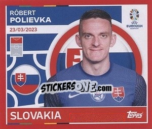 Sticker Róbert Polievka - UEFA Euro 2024. Swiss Edition n. SVK17 - Panini