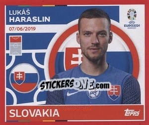 Sticker Lukáš Haraslin - UEFA Euro 2024. Swiss Edition n. SVK19 - Panini