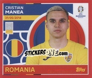 Sticker Cristian Manea - UEFA Euro 2024. Swiss Edition n. ROM7 - Panini
