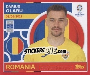 Sticker Darius Olaru - UEFA Euro 2024. Swiss Edition n. ROM13 - Panini