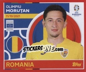 Sticker Olimpiu Moruţan - UEFA Euro 2024. Swiss Edition n. ROM15 - Panini