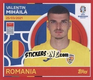 Sticker Valentin Mihăilă - UEFA Euro 2024. Swiss Edition n. ROM18 - Panini