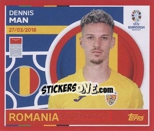Sticker Dennis Man - UEFA Euro 2024. Swiss Edition n. ROM21 - Panini