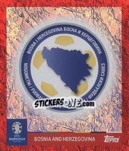 Sticker Emblem - UEFA Euro 2024. Swiss Edition n. BIH1 - Panini
