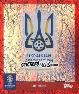 Sticker Emblem - UEFA Euro 2024. Swiss Edition n. UKR1 - Panini