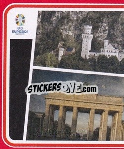 Sticker Germany Landmark - UEFA Euro 2024. Swiss Edition n. GER-P1 - Panini