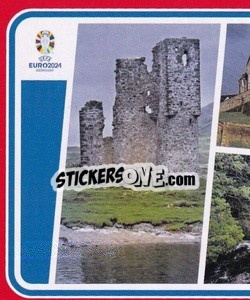 Sticker Scotland Landmark - UEFA Euro 2024. Swiss Edition n. SCO-P1 - Panini