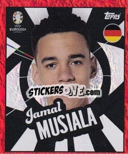 Sticker Jamal Musiala - UEFA Euro 2024. Swiss Edition n. GER-PTW - Panini