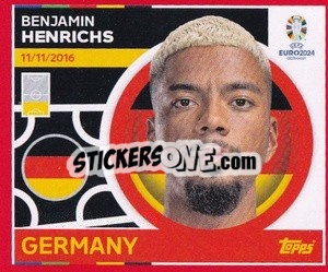 Sticker Benjamin Henrichs - UEFA Euro 2024. Swiss Edition n. GER6 - Panini