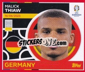 Sticker Malick Thiaw - UEFA Euro 2024. Swiss Edition n. GER7 - Panini