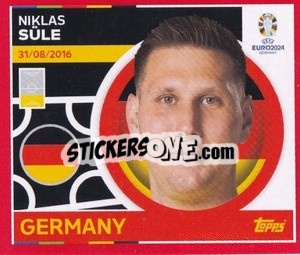 Sticker Niklas Süle - UEFA Euro 2024. Swiss Edition n. GER9 - Panini