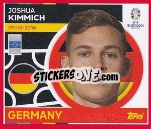 Sticker Joshua Kimmich - UEFA Euro 2024. Swiss Edition n. GER10 - Panini