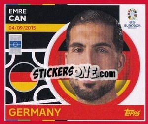 Sticker Emre Can - UEFA Euro 2024. Swiss Edition n. GER13 - Panini