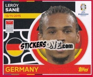 Sticker Leroy Sané - UEFA Euro 2024. Swiss Edition n. GER15 - Panini