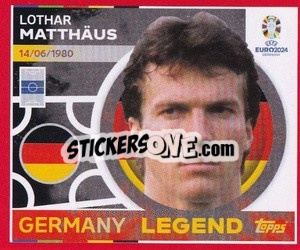 Sticker Lothar Matthäus - UEFA Euro 2024. Swiss Edition n. GER21 - Panini