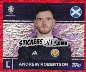 Sticker Andrew Robertson - UEFA Euro 2024. Swiss Edition n. SCO2 - Panini