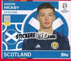 Sticker Aaron Hickey - UEFA Euro 2024. Swiss Edition n. SCO10 - Panini