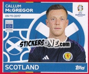 Sticker Callum McGregor - UEFA Euro 2024. Swiss Edition n. SCO12 - Panini