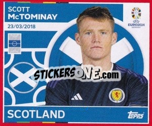 Sticker Scott McTominay - UEFA Euro 2024. Swiss Edition n. SCO16 - Panini