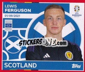 Sticker Lewis Ferguson - UEFA Euro 2024. Swiss Edition n. SCO17 - Panini