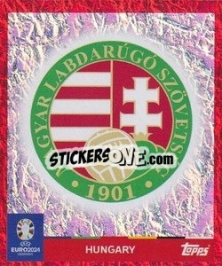 Cromo Emblem - UEFA Euro 2024. Swiss Edition n. HUN1 - Panini