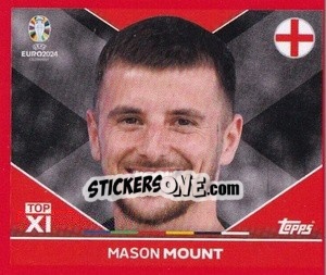 Sticker Mason Mount - UEFA Euro 2024. Swiss Edition n. ENG-TOP1 - Panini